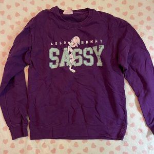 lola bunny sassy crewneck sweatshirt